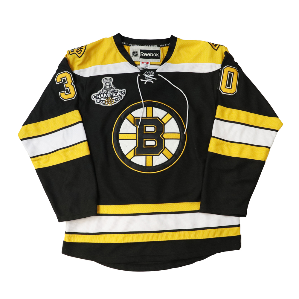 Vintage Reebok 2011 Champions Lace-Up Hockey Jersey Size 50